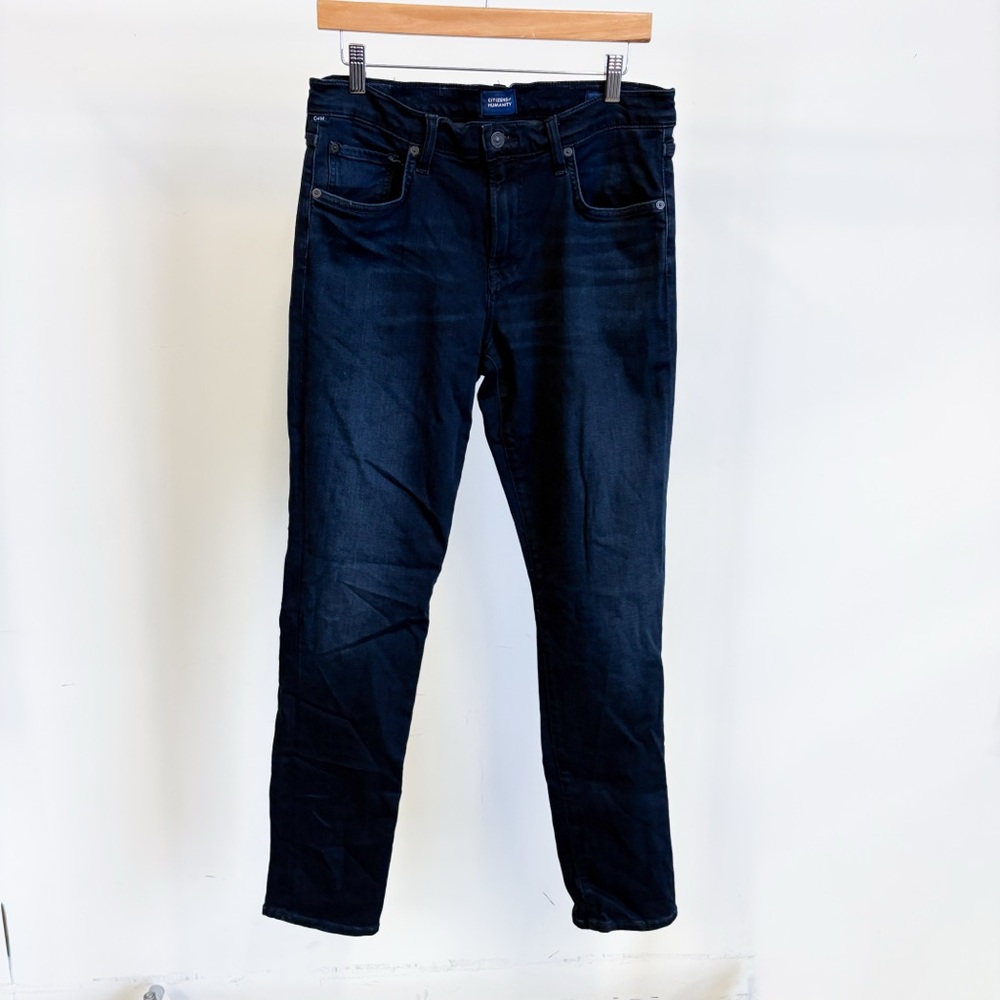 $238 NWOT Citizens Of Humanity “London” Slim Jeans in Dark Denim Sz 30
